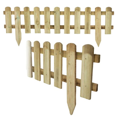 Wooden picket fence - fence, garden