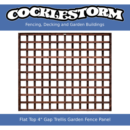 Flat top gap trellis - top, garden