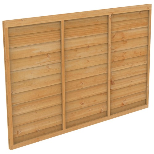 6x4ft wooden overlap fence - overlap,