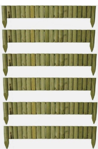 6pcs wooden log roll - 6pcs, border