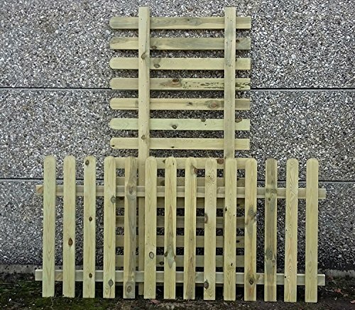 Picket garden fence panels - panels, x