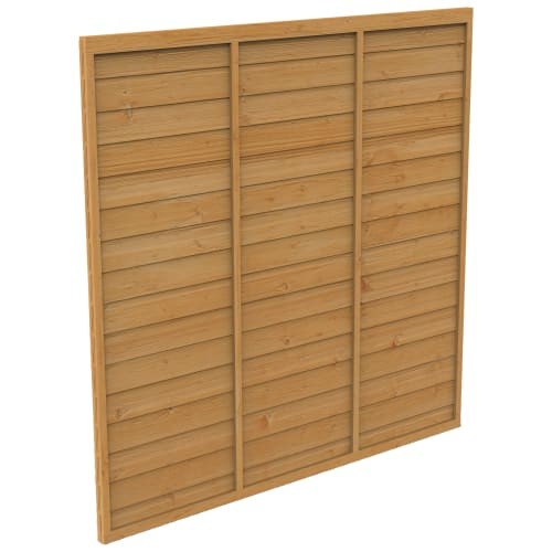 Overlap fence panel 6x6ft dip - fence,