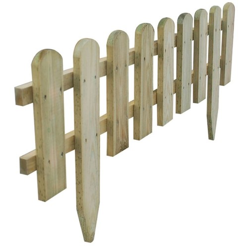 Wooden picket fence - fence, garden